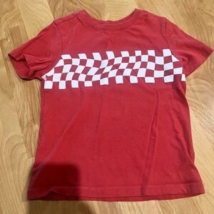 Red Checkered Toddler Boy T-Shirt